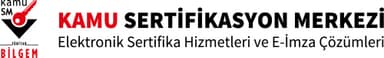 Kamu SM (Kamu Sertifikasyon Merkezi) logosu — mali mühür
